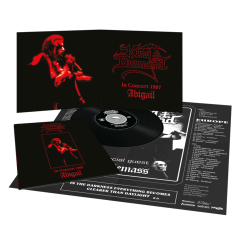 Abigail In Concert 1987 (Vinyl Replica Digi CD) by King Diamond - CD - shop now at King Diamond store