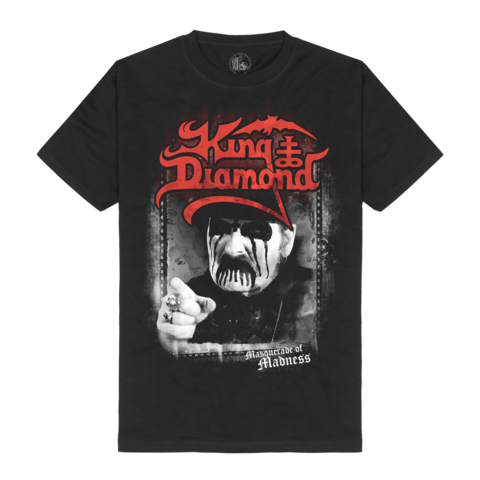 Madness Portrait by King Diamond - T-Shirt - shop now at King Diamond store