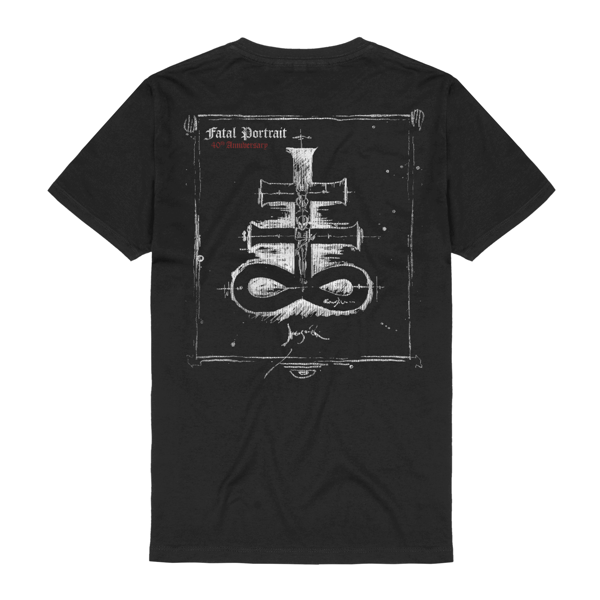 King Diamond Fatal Portrait 40th Anniversary Symbol T-Shirts 435251